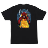 Santa Cruz x Stranger Things Hellfire Pit Black Tee Black
