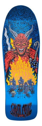 Santa Cruz x Stranger Things Hellfire Pit Knox 10.07 Skateboard Deck
