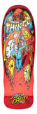 Santa Cruz x Stranger Things Grabke Max Melting Clocks 9.7 Skateboard Deck