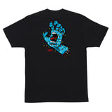 Santa Cruz x Stranger Things Screaming Lights Black Youth Tee Back