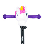 Scootee Cuteez Unicorn Head White Front Installed