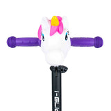Scootee Cuteez Unicorn Head White Front Installed