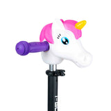 Scootee Cuteez Unicorn Head White Installed