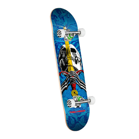 Powell Peralta Skull & Sword Blue 7.75 Complete Skateboard