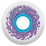 Slime Balls OG White Blue 60mm 78a Skateboard Wheels