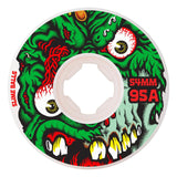 Slime Balls Roskopp Face Two White Hardline 54mm 95a Skateboard Wheels