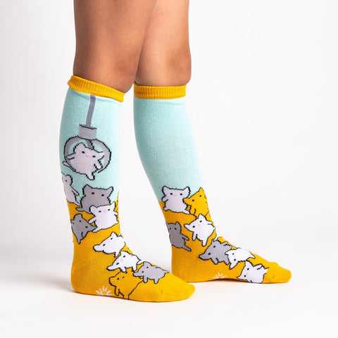 Sock It To Me Cat Claw Junior Knee High Socks