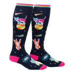 Sock It To Me Space Cats Stretch Knee High Adult Socks