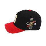 Songline Skateboarding Black Red Cap