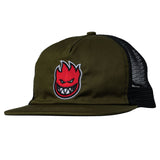 Spitfire Bighead Fill Olive Black Trucker Cap