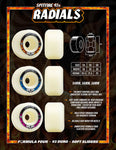 Spitfire Formula 4 Radials 93D Skateboard Wheels infographic