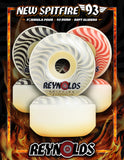 Spitfire Formula 4 Reynolds 93D Skateboard Wheels advert