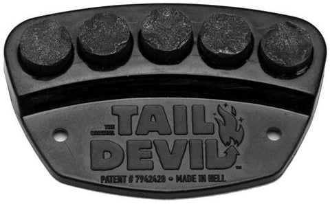 Tail Devil Black Skateboard Plate