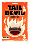 Tail Devil Red Skateboard Plate