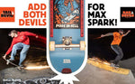 Tail Devil Sparking Skateboard Rails