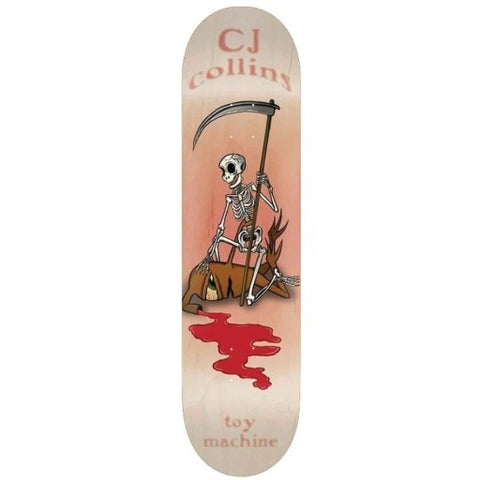 Toy Machine Collins Reaper Skeleton 8.25" Skateboard Deck