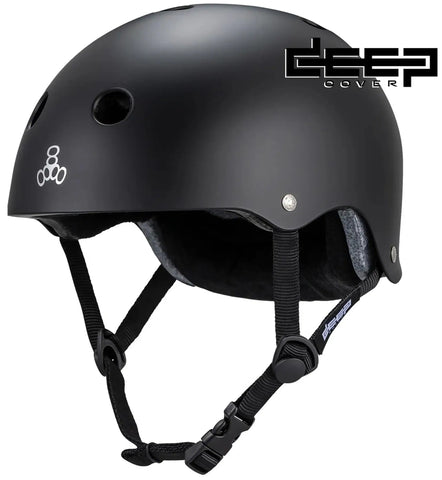 Triple 8 Black Deep Cover Helmet