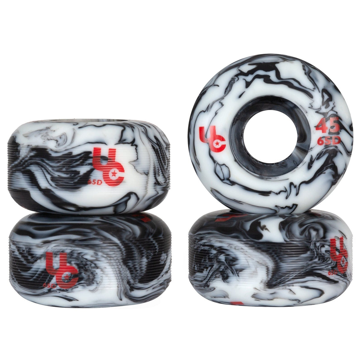 UC Anti-Rocker White/Black 45mm Rollerblade Wheels 4 Pack – World Of ...