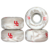 UC Anti-Rocker White Grey 47mm Rollerblade Wheels 4 Pack