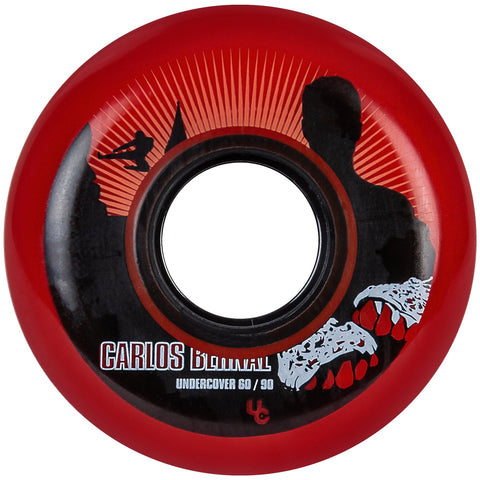 UC Bernal Movie Red/Black 60mm 90a 4 Pack Rollerblade Wheels