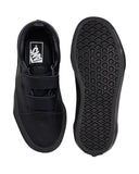 Vans Old Skool V Classic Tumble Black Mono Skateboard Shoes