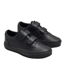 Vans Old Skool V Classic Tumble Black Mono Skateboard Shoes