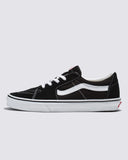 Vans Sk8 Low Kids Black/True White Skateboard Shoes