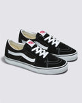 Vans Sk8 Low Kids Black/True White Skateboard Shoes