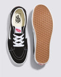 Vans Sk8 Low Kids Black/True White Skateboard Shoes