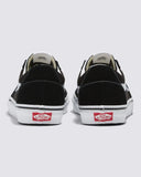 Vans Sk8 Low Kids Black/True White Skateboard Shoes