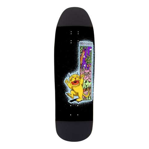 Welcome Brian Lotti Wild Thing On Gaia Black 9.6" Skateboard Deck
