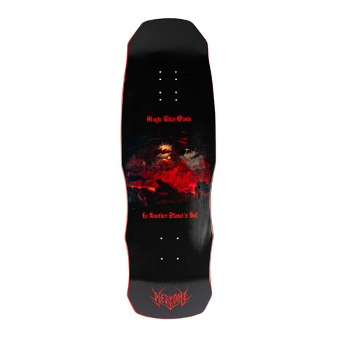 Welcome Depths On Dark Lord Red Dip 9.8 Skateboard Deck