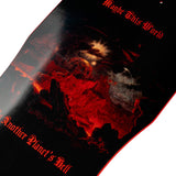 Welcome Depths On Dark Lord Red Dip 9.8 Skateboard Deck
