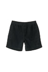 Xlarge Wide Beach Cord Beachshort Pigment Black Shorts