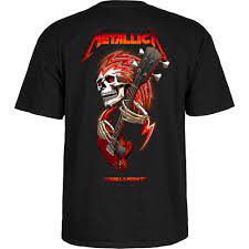 Powell Peralta Metallica Collab Black Tee