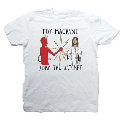 Toy Machine Bury The Hatchet White Tee 