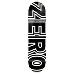 Zero Classic Bold Black White 8.375 Skateboard Deck