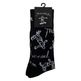 Thrasher Gonz Logo Black Socks