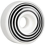 Hazard Swirl CP White 53mm 101a Skateboard Wheels
