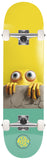 Push Peek Over Green Yellow 7.25" Complete Skateboard