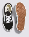 Vans Old Skool Black/True White Kids Skateboard Shoes