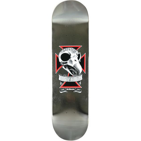 Birdhouse Hawk Skull 2 Chrome 8.25 Skateboard Deck