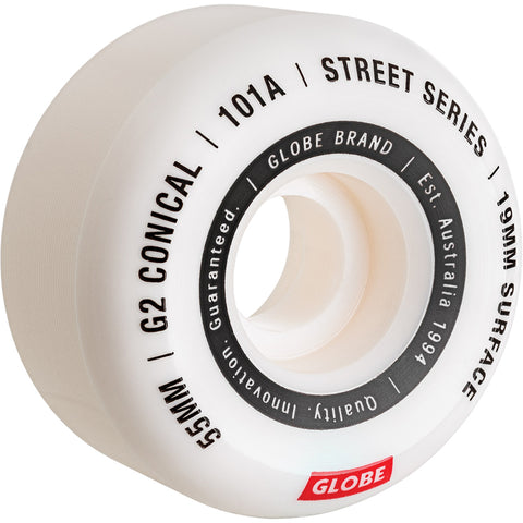 Globe G2 Conical 53mm 101A Skateboard Wheels