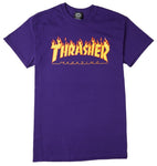 Thrasher Flame Purple Small Tee