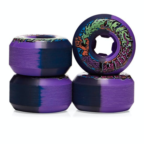 Santa Cruz Slime Balls Speed Balls 53mm/99a Purple/Black Skateboard Wheels