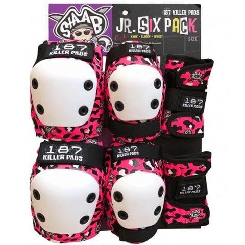 187 Six Pack Staab Junior Pink 3 Pad Set