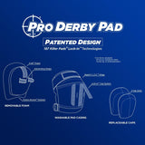 187 Pro Derby Black Knee Pads