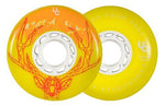 UC Deer Yellow 76mm/86a 4 Pack Rollerblade Wheels