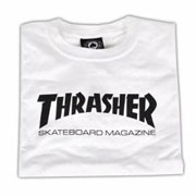Thrasher Skate Mag Youth Small White Tee