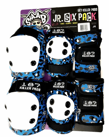 187 Six Pack Staab Junior Blue 3 Pad Set